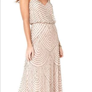 Adrianna Papell Beaded Bridesmaid Dress